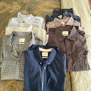 Billy Reid Men's Button-Down Shirts - Blundle of 7 - XL